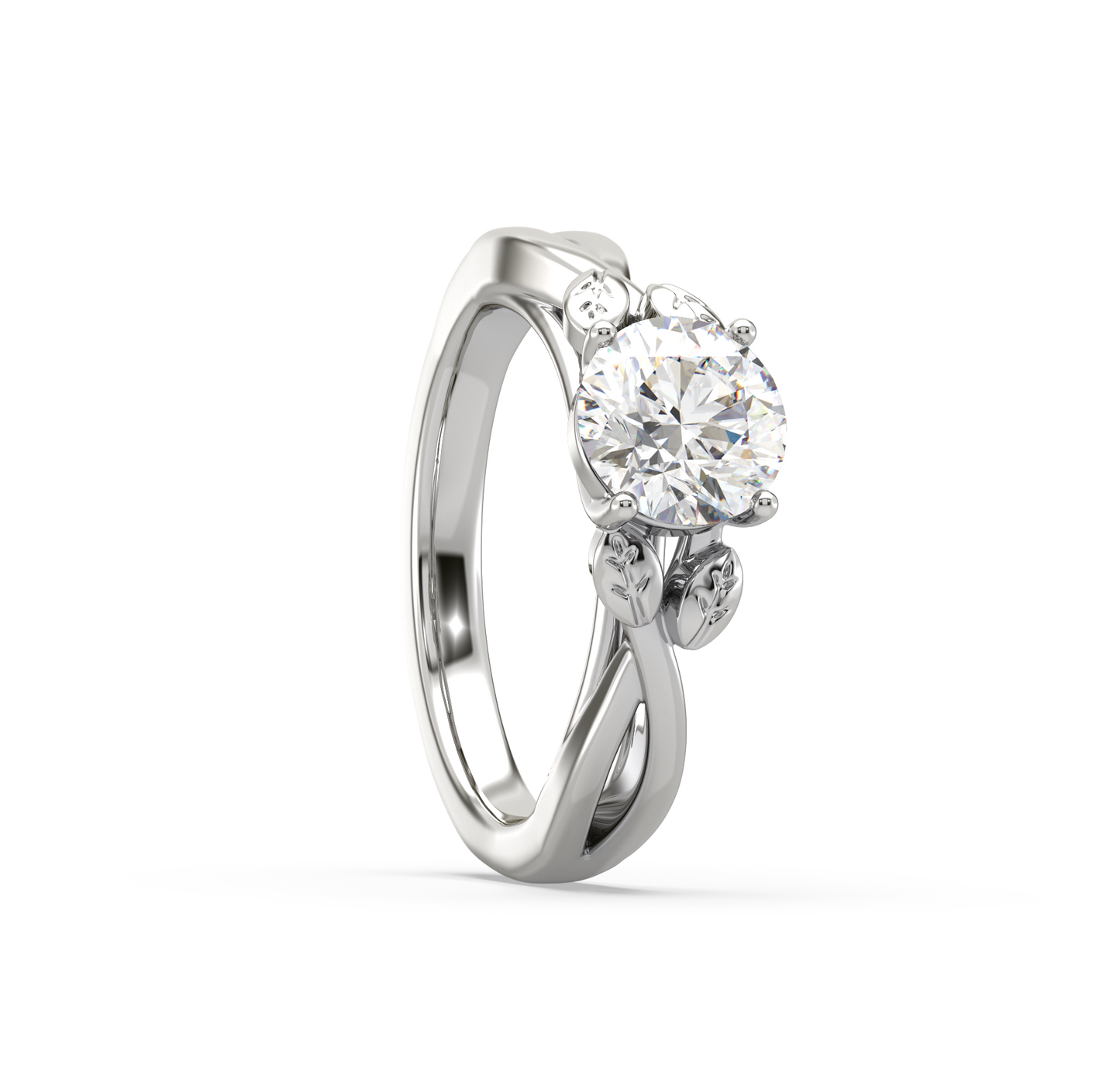 Erica Intertwined Solitaire Ring