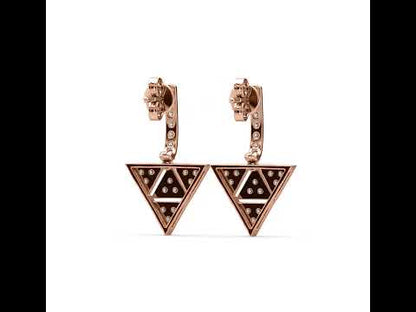 Aisha Pyramid Diamond Earrings