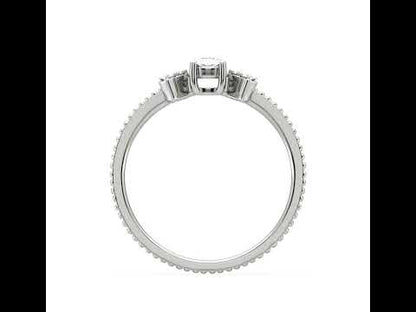 Ria Double Arrow Diamond Ring