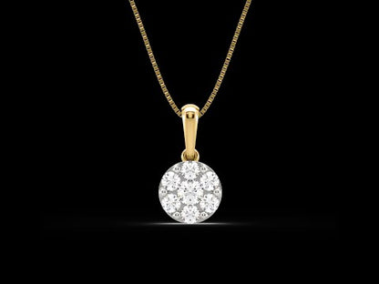 Alaiya Floral Diamond Pendant