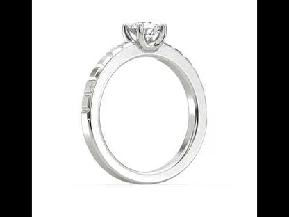 Arial Single Stone Solitaire Ring