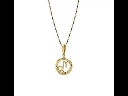 Capricorn Zodiac Diamond Pendant