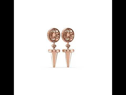 Celeste Spike Diamond Earrings