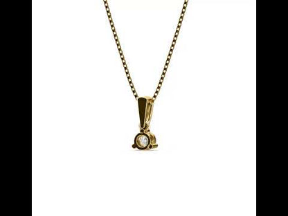 Asina Diamond Drop Pendant