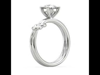 Mabel Knot Solitaire Ring