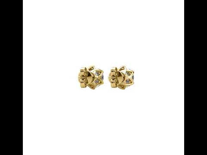 Alexe Solitaire Stud Earrings