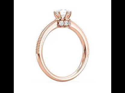 Grace Ornate Solitaire Ring