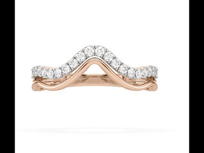 Emma V-Shaped Diamond Ring