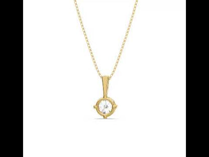 Myla Dazzling Solitaire Pendant