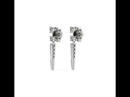 Elina Spike Diamond Earrings