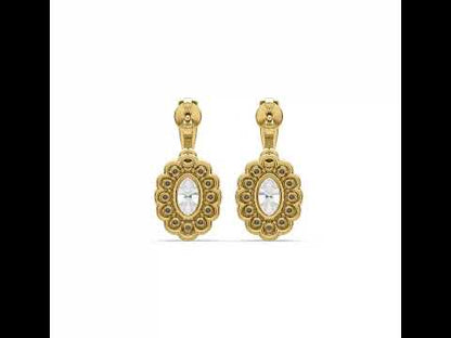 Camila Solitaire Drop Earrings