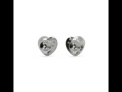 Dasha Heart Diamond Studs