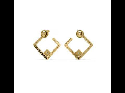 Kara Geometric Diamond Earrings