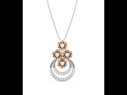 Stacy Flower Diamond Pendant