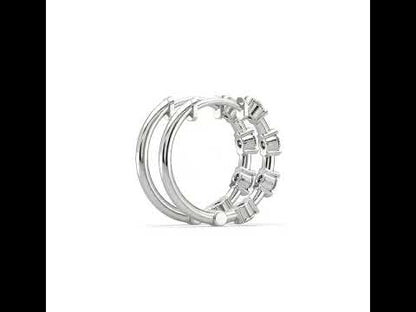 Alara Diamond Hoops Earrings