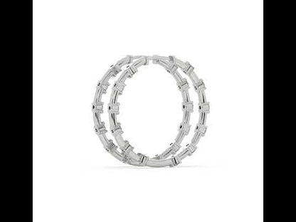 Tessa Diamond Hoop Earrings