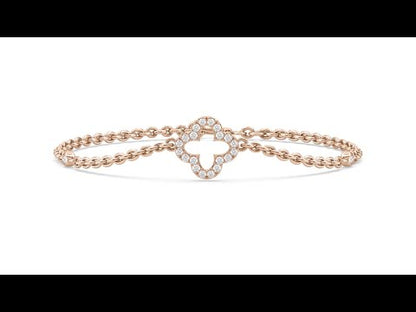 Shayna Clover Diamond Bracelet