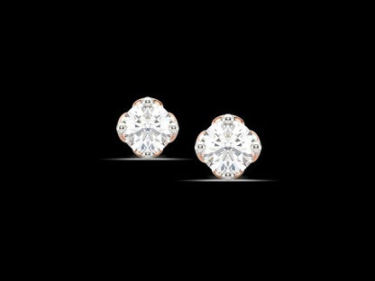 Amiyah Solitaire Diamond Earrings