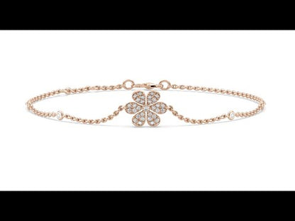 Emma Flower Diamond Bracelet