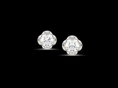 Alicia Diamond Solitaire Kids Studs