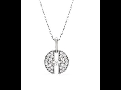 Millie Disc Diamond Pendant