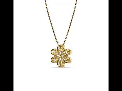 Erina Floral Diamond Pendant