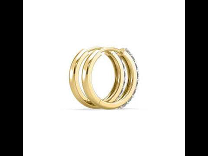 Tania Circular Hoop Earrings