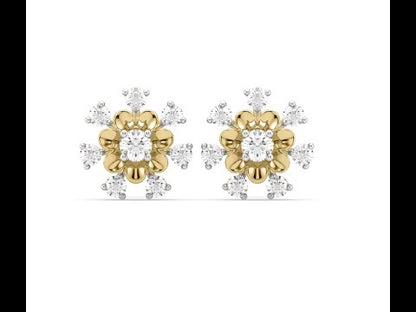 Jennifer Wheel Diamond Studs