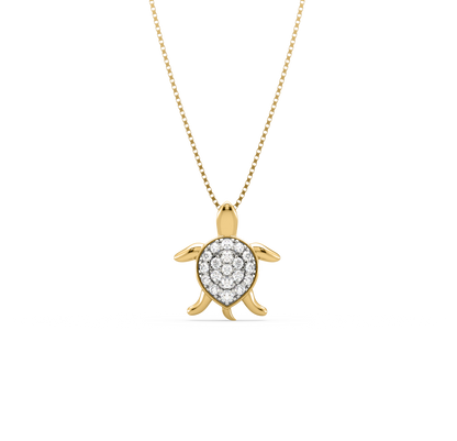 Agatha Turtle Diamond Pendant